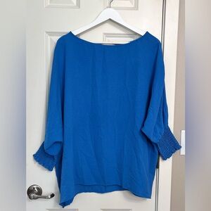 Impressions Boatneck Tunic Blouse NWOT